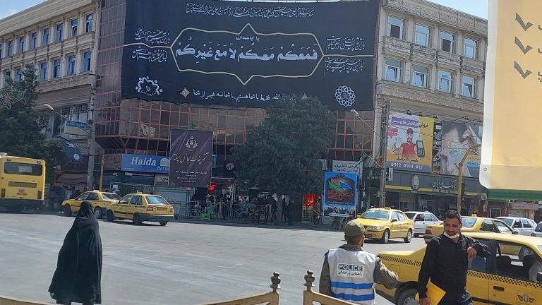 آتش سوزی بازار موبایل اردبیل