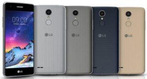 کدچنج گوشی LG K8