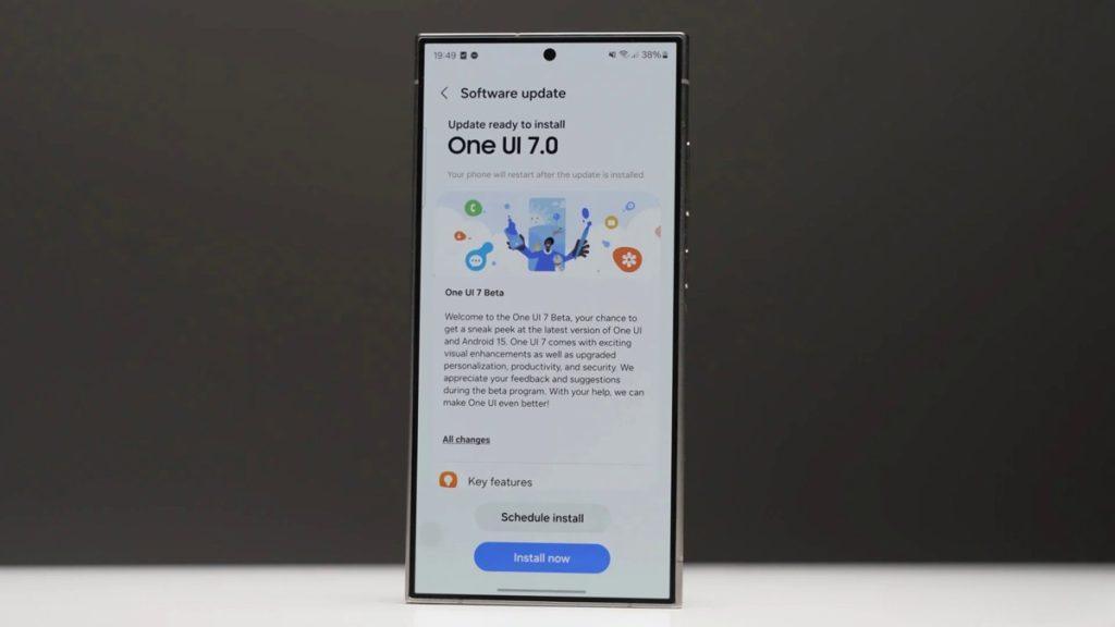 به‌روزرسانی One UI 7.0