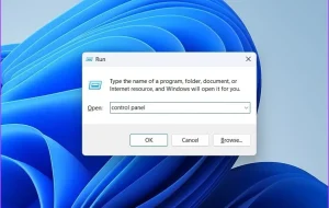 کنترل پنل ویندوز